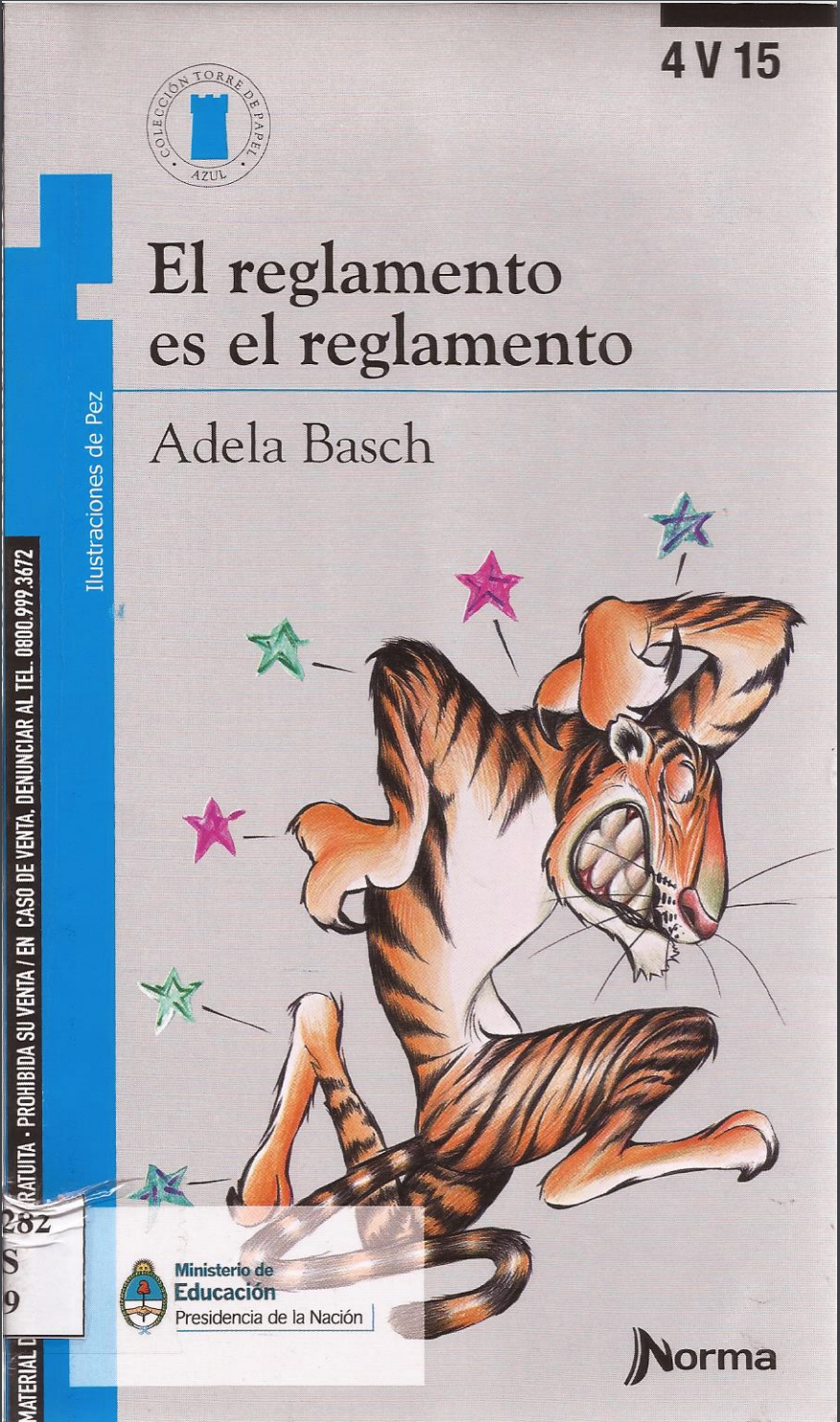 Portada de El reglamento es el reglamento